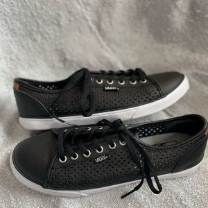 Vans‎ Women's Rowan DX Skate Shoe Black Cut-out Design Ultra cush Insole size 7